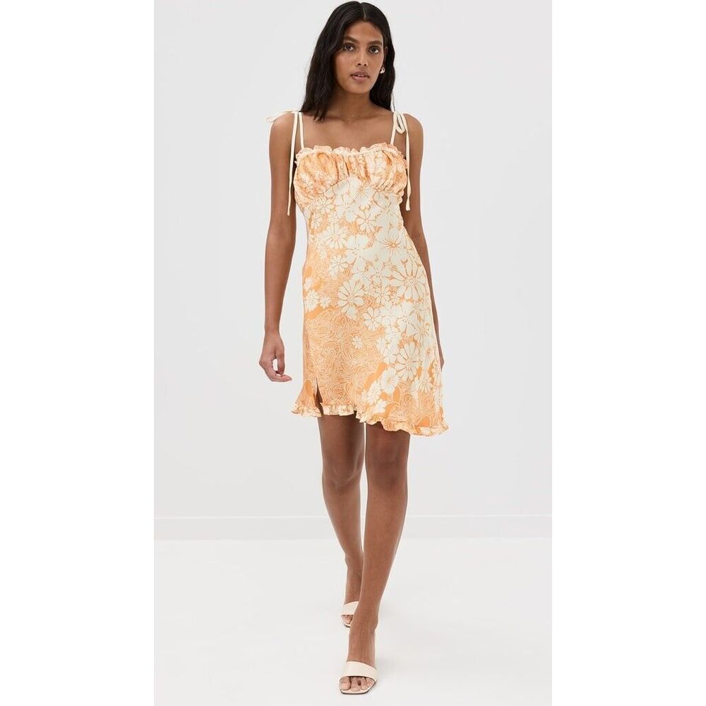 Free People Womens Retro Daisy Slip - Icelandic Poppy Size XL‎